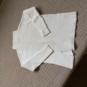 French Connection Cream Turtleneck Sweater